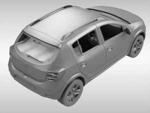 dacia sandero stepway 2013 3D Model