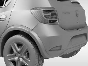 dacia sandero stepway 2013 3D Model