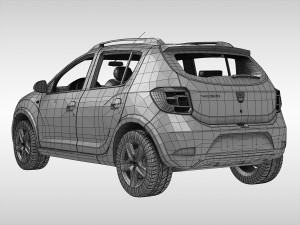 dacia sandero stepway 2013 3D Model