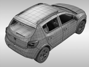 dacia sandero stepway 2013 3D Model