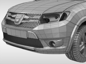 dacia sandero stepway 2013 3D Model
