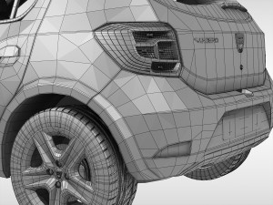 dacia sandero stepway 2013 3D Model