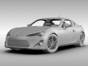 toyota gt86 2013 3Dモデル