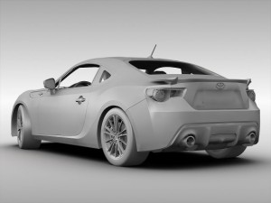 toyota gt86 2013 3Dモデル