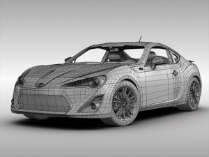 toyota gt86 2013 3Dモデル