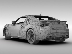 toyota gt86 2013 3Dモデル