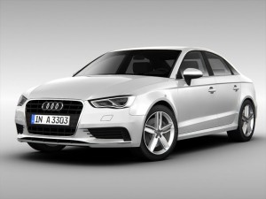 audi a3 sedan 2014 3Dモデル