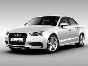 audi a3 sed&aacute;n 2014 Modelo 3D