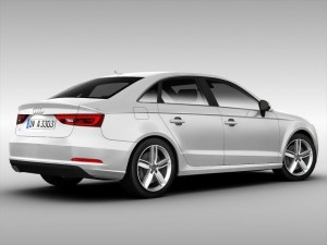 audi a3 sedan 2014 3D-Modell