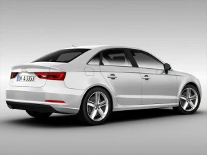 audi a3 sedan 2014 3D Model