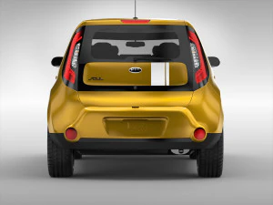 kia soul ii 2014 3D Model