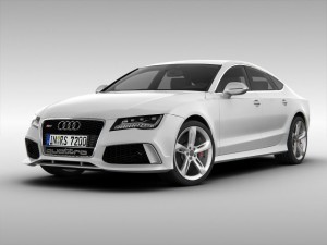 audi rs7 sportback 2014 3D Model