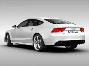 audi rs7 sportback 2014 3D Model