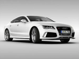 audi rs7 sportback 2014 3D Model