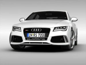 audi rs7 sportback 2014 3D Model
