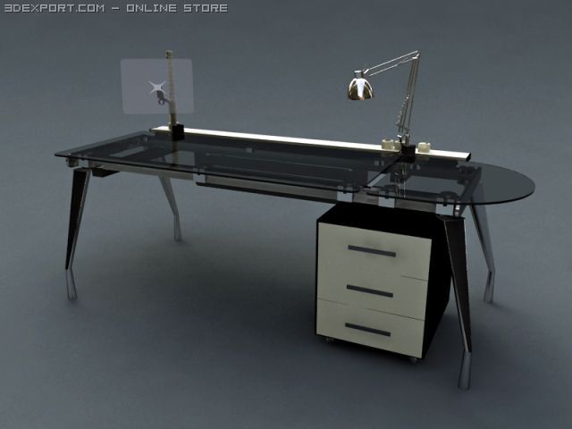 faram office furniture 1 3D Model .c4d .max .obj .3ds .fbx .stl .blend 