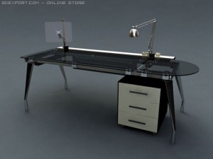 faram office furniture 1 Model 3D