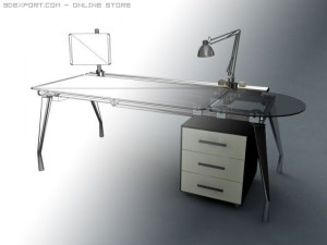 faram office furniture 1 3D Model