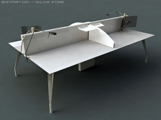 faram office furniture 3 Modèle 3D .c4d .max .obj .3ds .fbx .stl .blend 