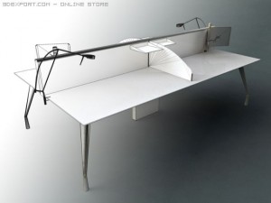 faram office furniture 3 Modèle 3D