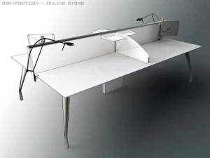 faram office furniture 3 3D Model