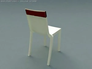 kartell hi cut chairs 3D Model