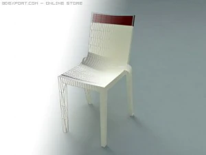 kartell hi cut chairs 3D Model
