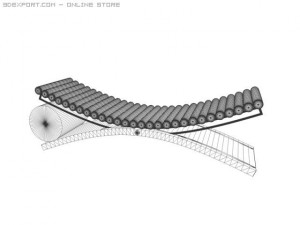 v sofa by zeep design 3D Model