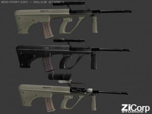 free modern wepaons pack01 Modelo 3D