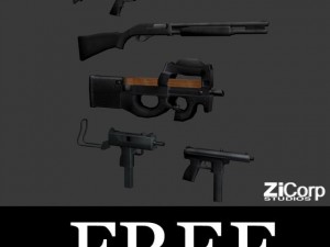 free modern pack02 3D-Modell