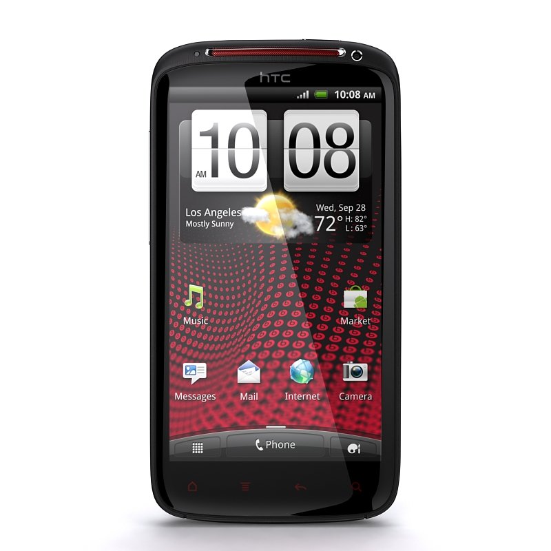 htc sensation xe 3d model in phone and cell phone 3dexport