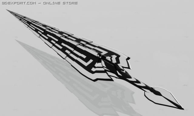 sword 3D Model .c4d .max .obj .3ds .fbx .stl .blend 