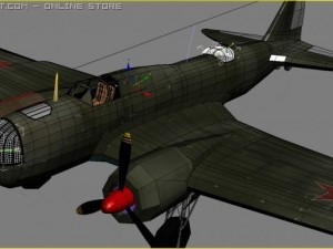 airplane db3 Modèle 3D