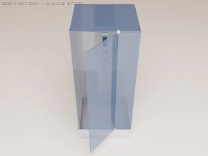 shower cubicle dlin 3D Model