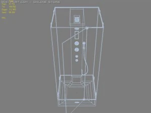 shower cubicle dlin 3D Model