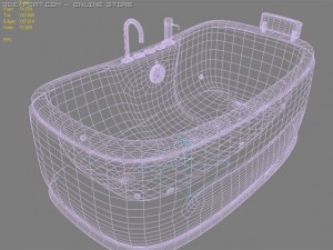 bathtub kalvin 3D Модель