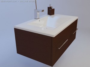 modern sink Modello 3D