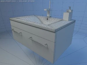 modern sink 3D Model