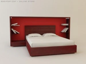 italian bedroom suite parentesi 3D Model