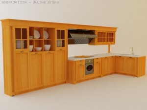 kitchen set palladio 3D Model