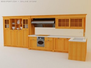 kitchen set palladio 3D Model