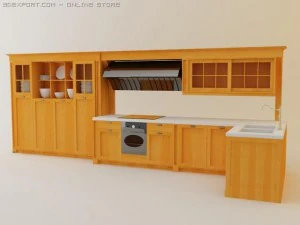 kitchen set palladio 3D Model