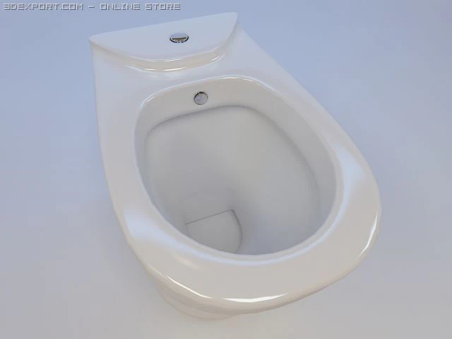 bidet keramin jeneva 3D Model .c4d .max .obj .3ds .fbx .stl .blend