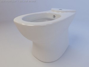 bidet keramin jeneva Modello 3D