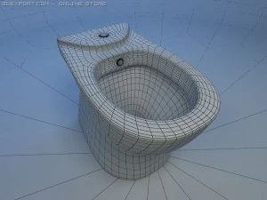 bidet keramin jeneva 3D Model