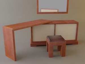 fratelli rossetto tai bedroom suite Modello 3D