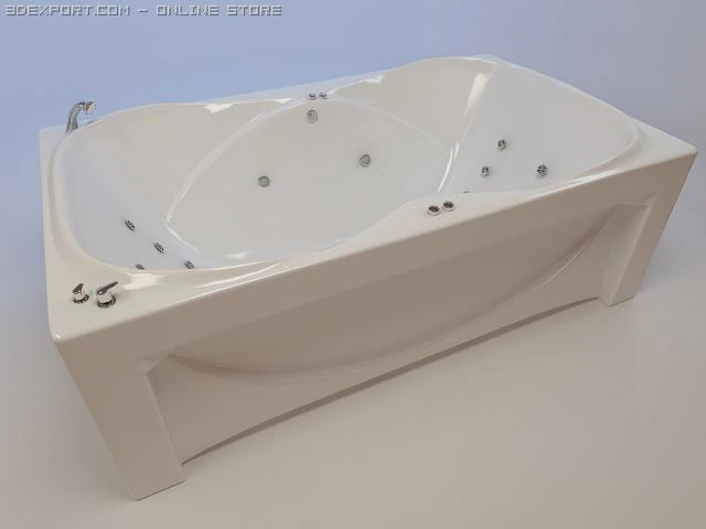 bathtub atlant 3D Model .c4d .max .obj .3ds .fbx .stl .blend 