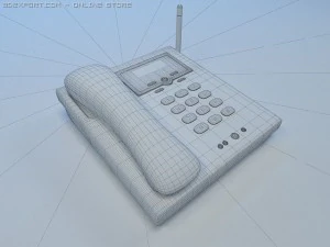 офисный телефон 3D Модель