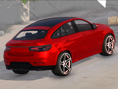Mersedes-Benz Crossover GLE 3D Модель