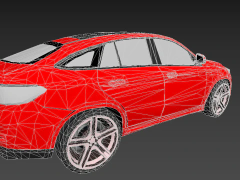 Mersedes-Benz Crossover GLE 3D Model